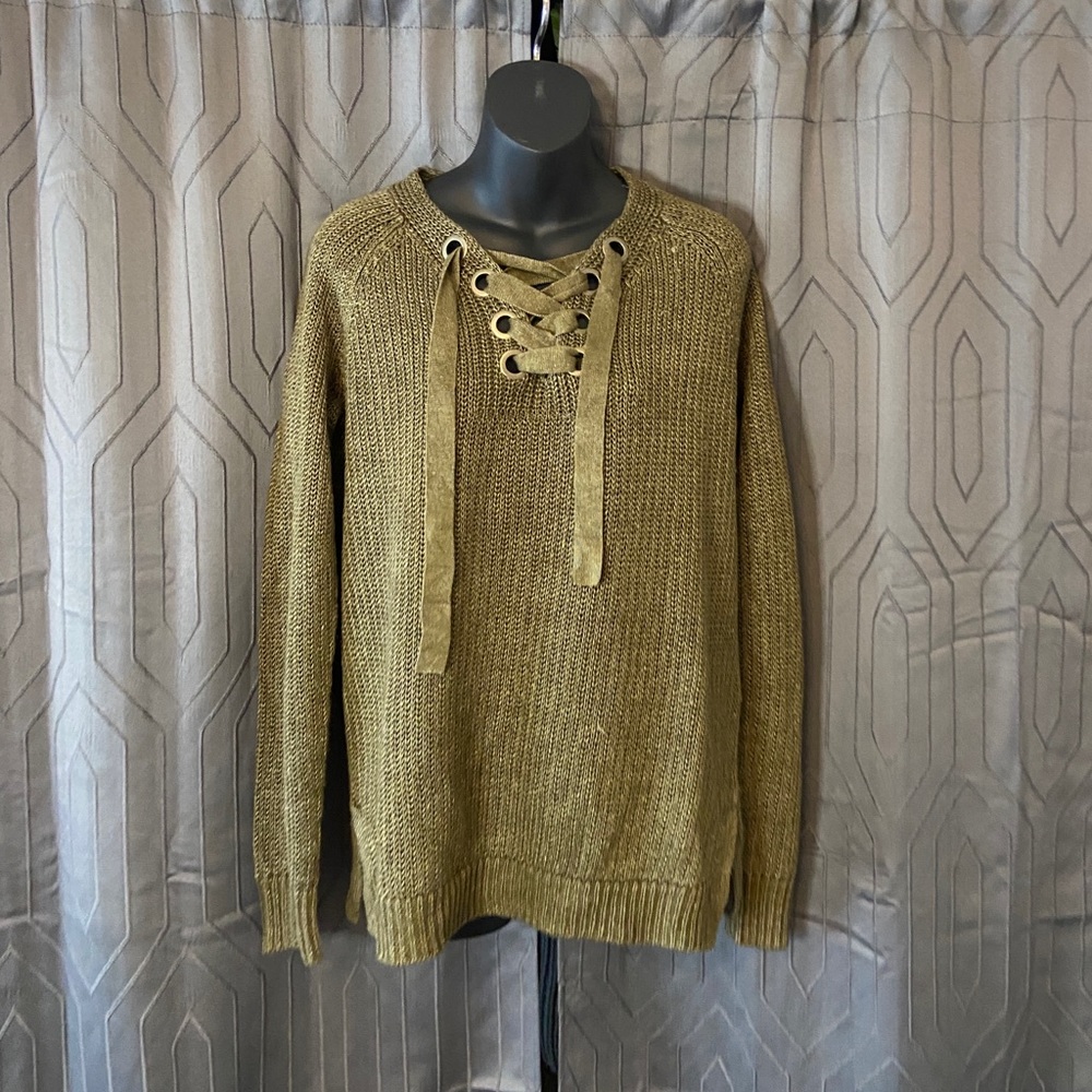 Ralph Lauren army green sweater